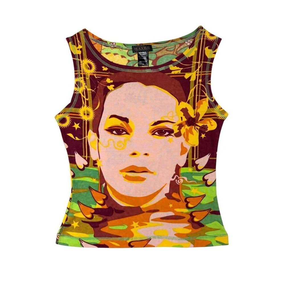 deadstock Hayes rare face graphic tank top